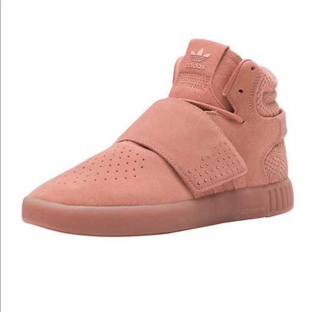 Adidas Men Suede Tubular Invader Strap Hi-Top 7.5